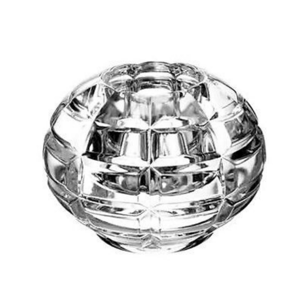 Orrefors Crystal Votive Candle Holder Signed Rytkönen Sweden Glass